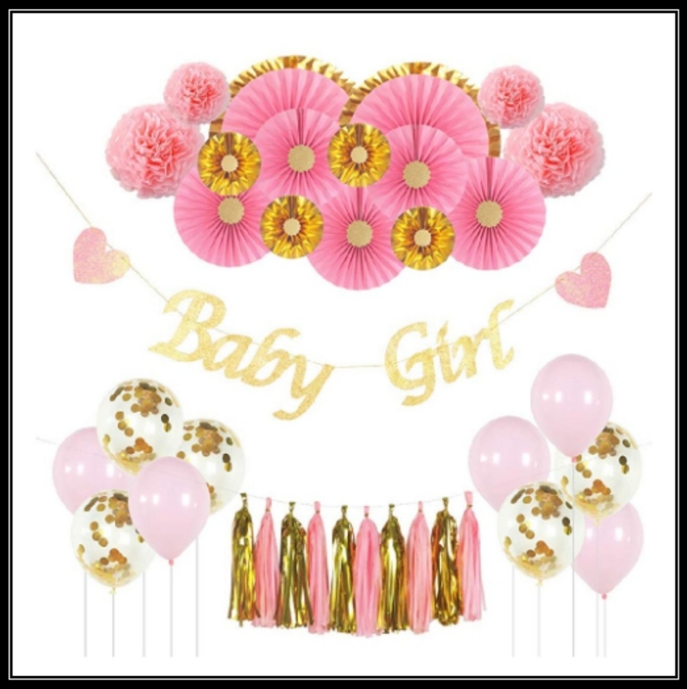 🆕️💝Girl's Baby Shower/Birthday Decorations💝🆕️